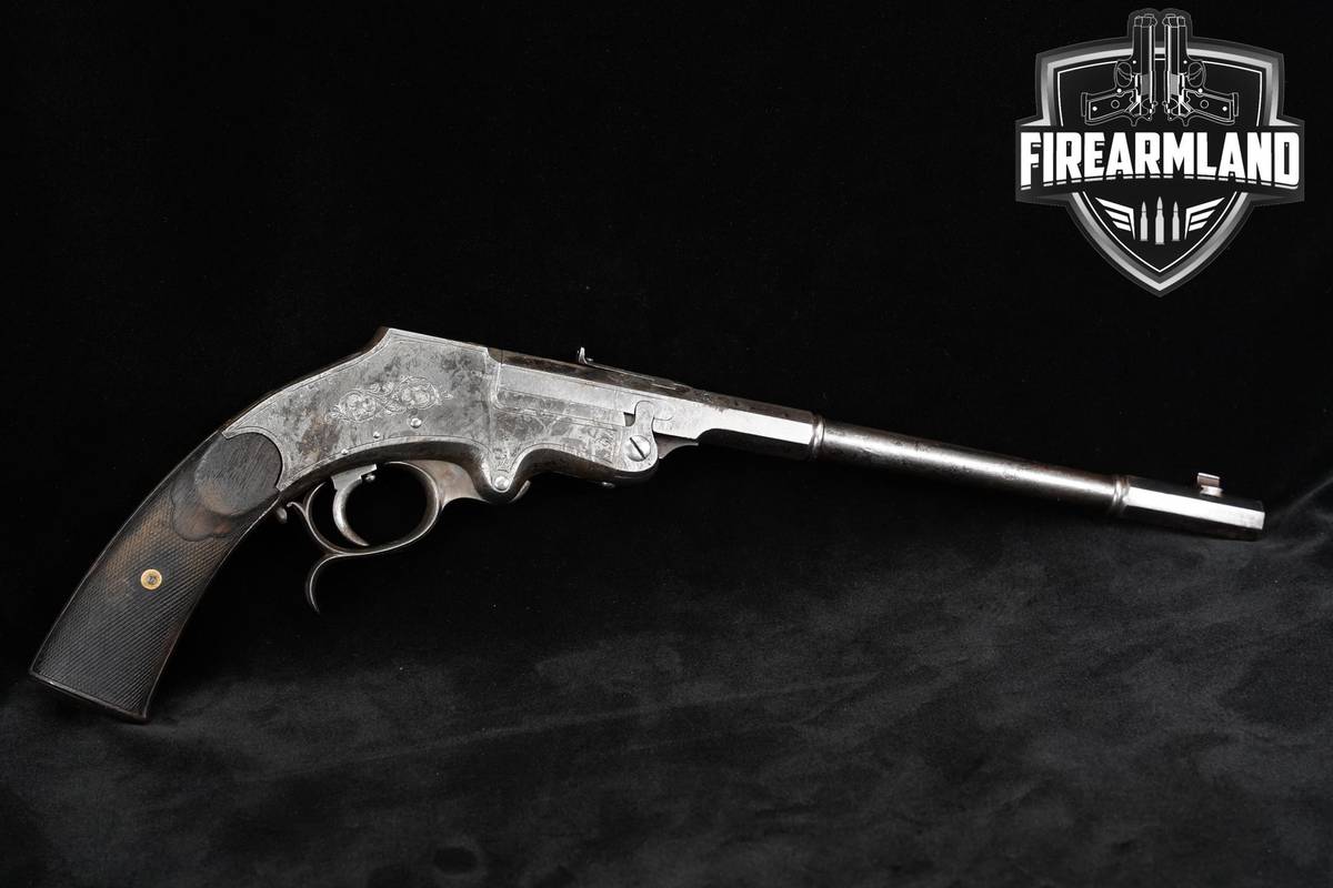 1891-1912 ANTIQUE Barella Model 1893 22 Short 11" In The White