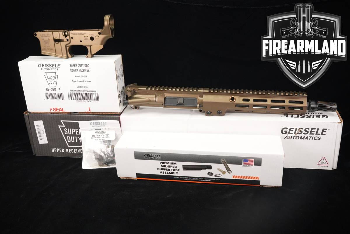 Geissele Automatics Super Duty DDC Stripped Lower Receiver Build Kit +Upper
