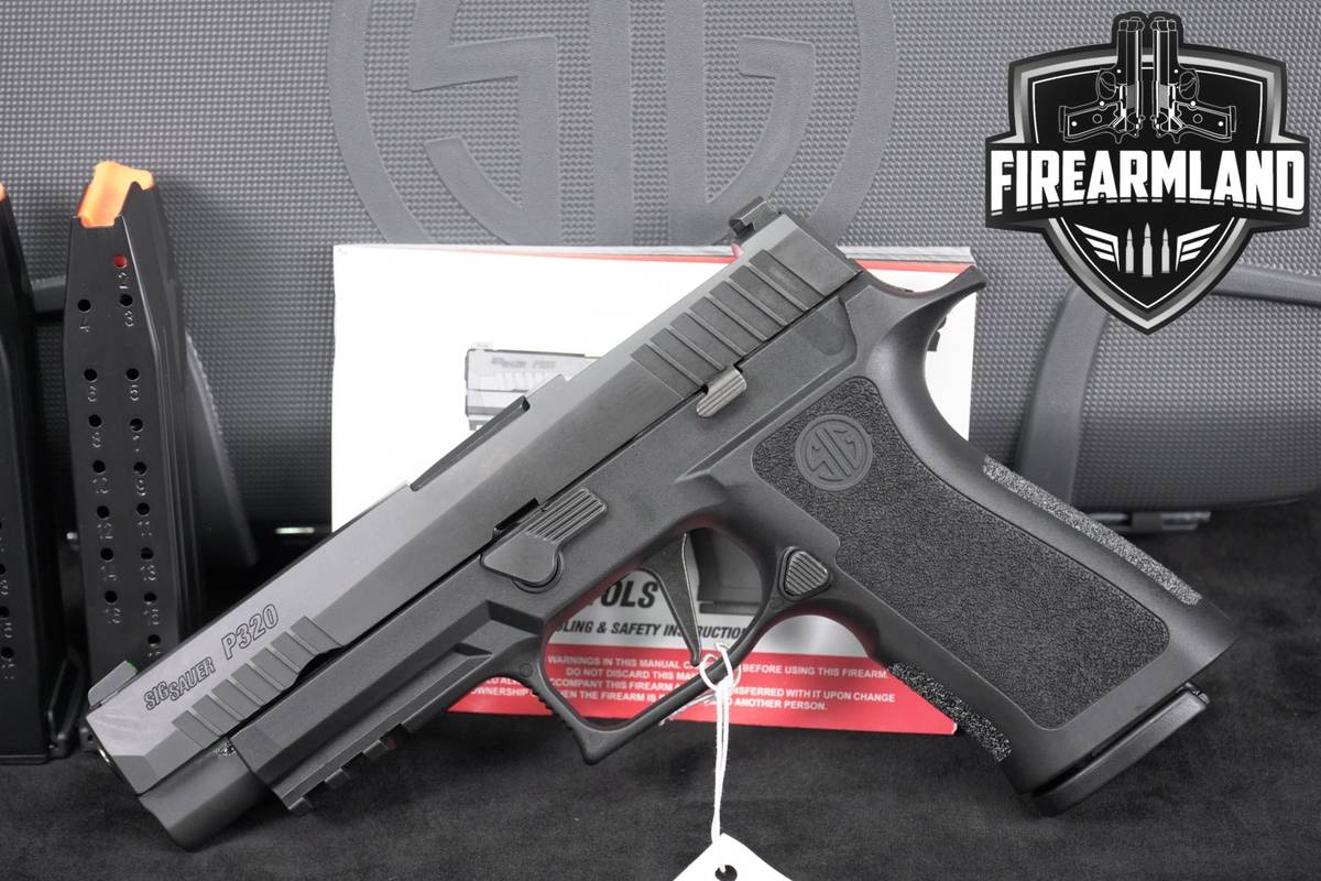 Sig Sauer P320 XFULL X-Series Optics-Ready 9mm 4.7 P 320 +3 MAGS, ORIG CASE