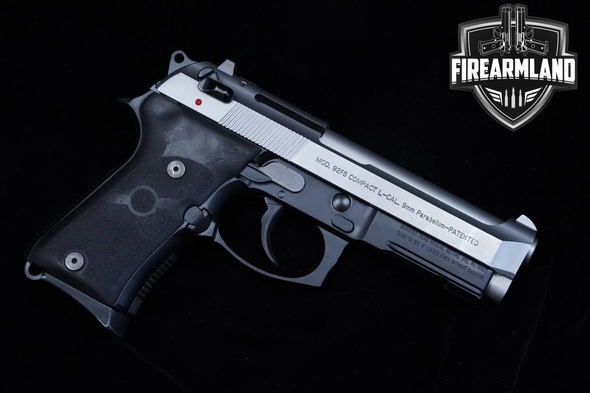 Beretta 92FS Compact L 9mm 4.25" Two-Tone Beretta 92-FS DA/SA