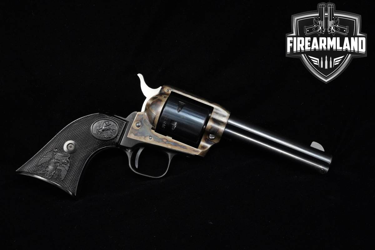 1975 Colt Peacemaker .22 Mag/LR 4.25" Colt SAA +ORIG BOX