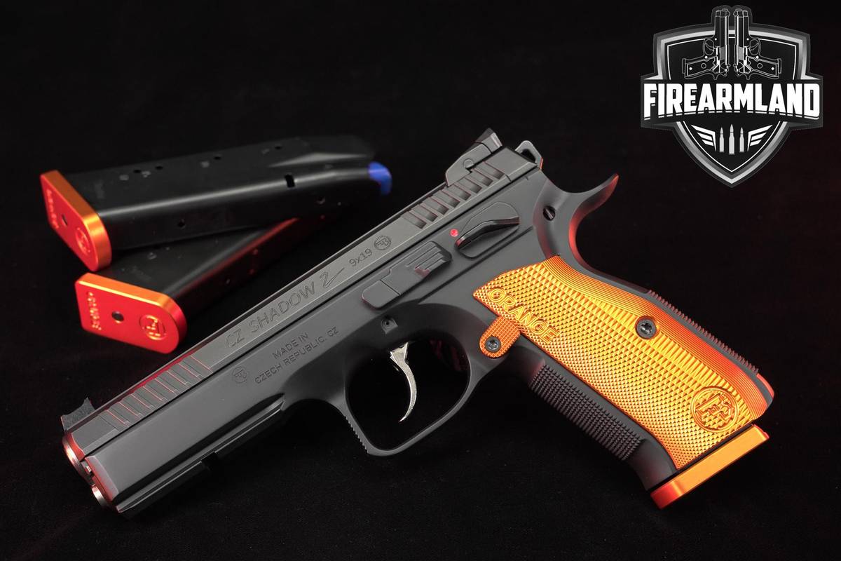 CZ SHADOW 2 Orange 9mm 4.89" +7 MAGS & ORIG CASE