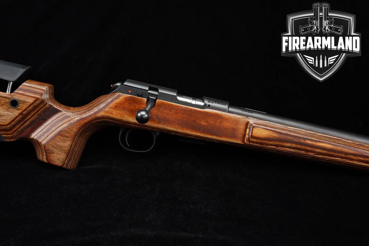 CZ 457 Varmint AT-ONE 22LR 16.5" Boyd’s Adj Brown/Black Laminate +ORIG BOX