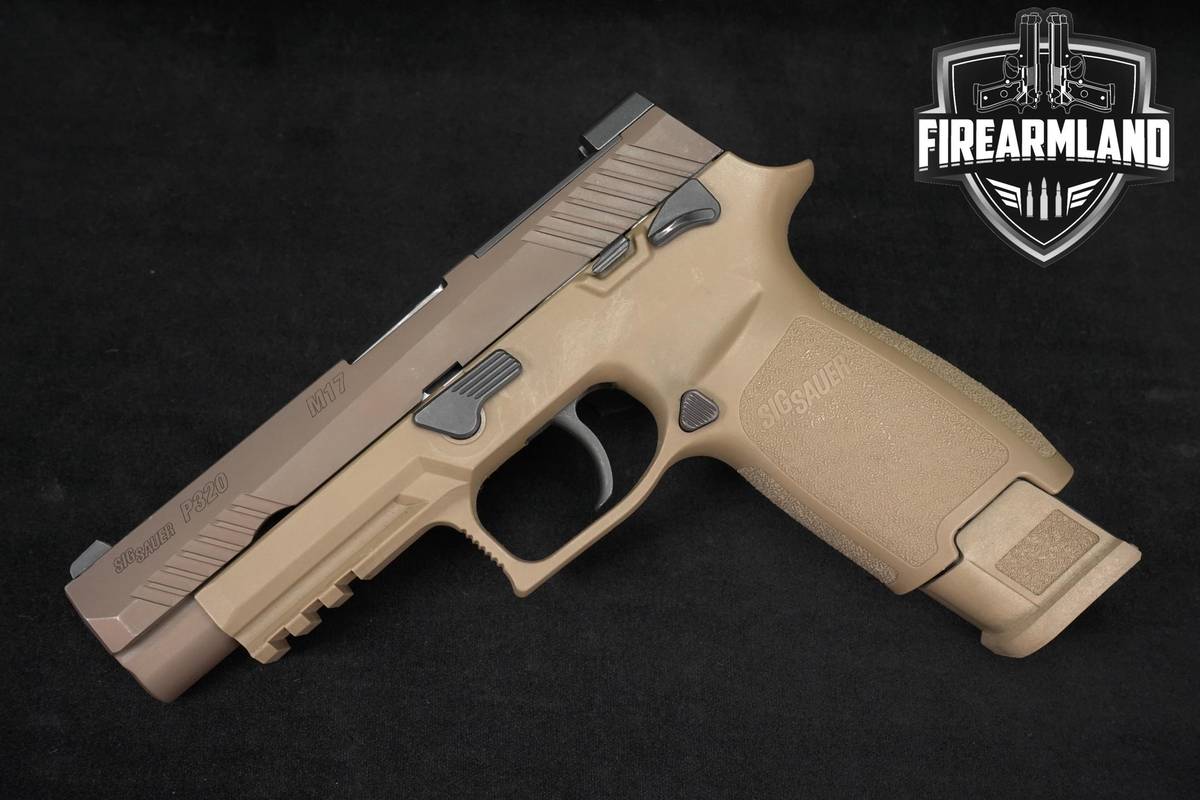 Sig Sauer P320-M17 Manual Safety 9mm 4.7" P-320 M-17 +4 MAGS & ORIG CASE