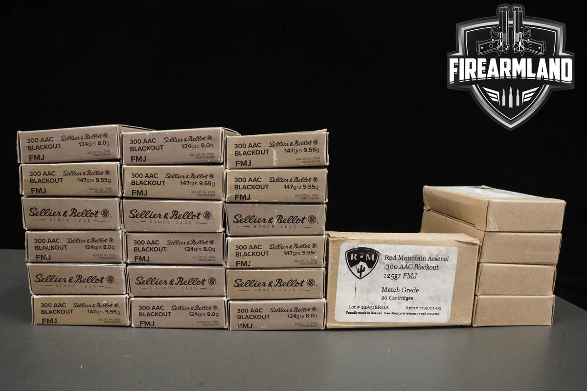 300 AAC Blackout Ammo 300-AAC-Blackout Ammunition 460 ROUNDS