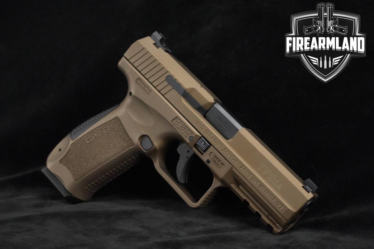 LIKE-NEW Canik TP9 DA 9mm 4" Burnt Bronze Canik TP9DA TP9-DA