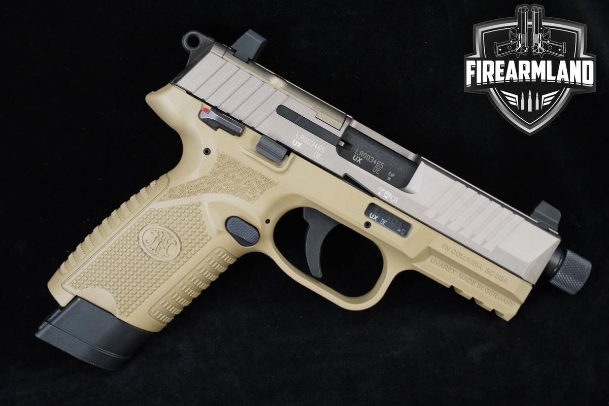 FN Herstal (FNH) 502 22LR 4.6" Threaded FDE FN-502 FN502 +2 MAGS & OG CASE