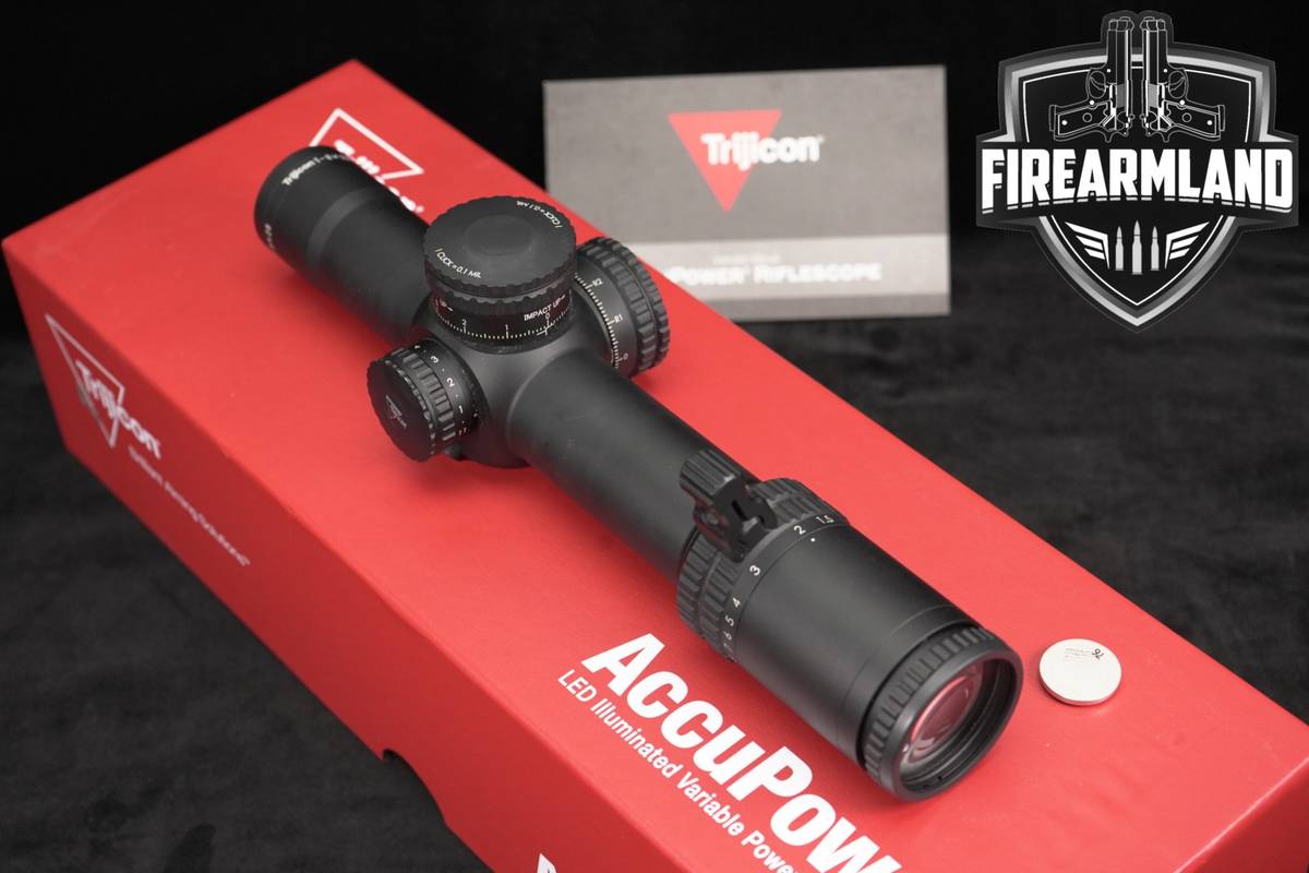 Trijicon Accupower 1-8x28 MIL Segmented-Circle Crosshair +ORIG BOX