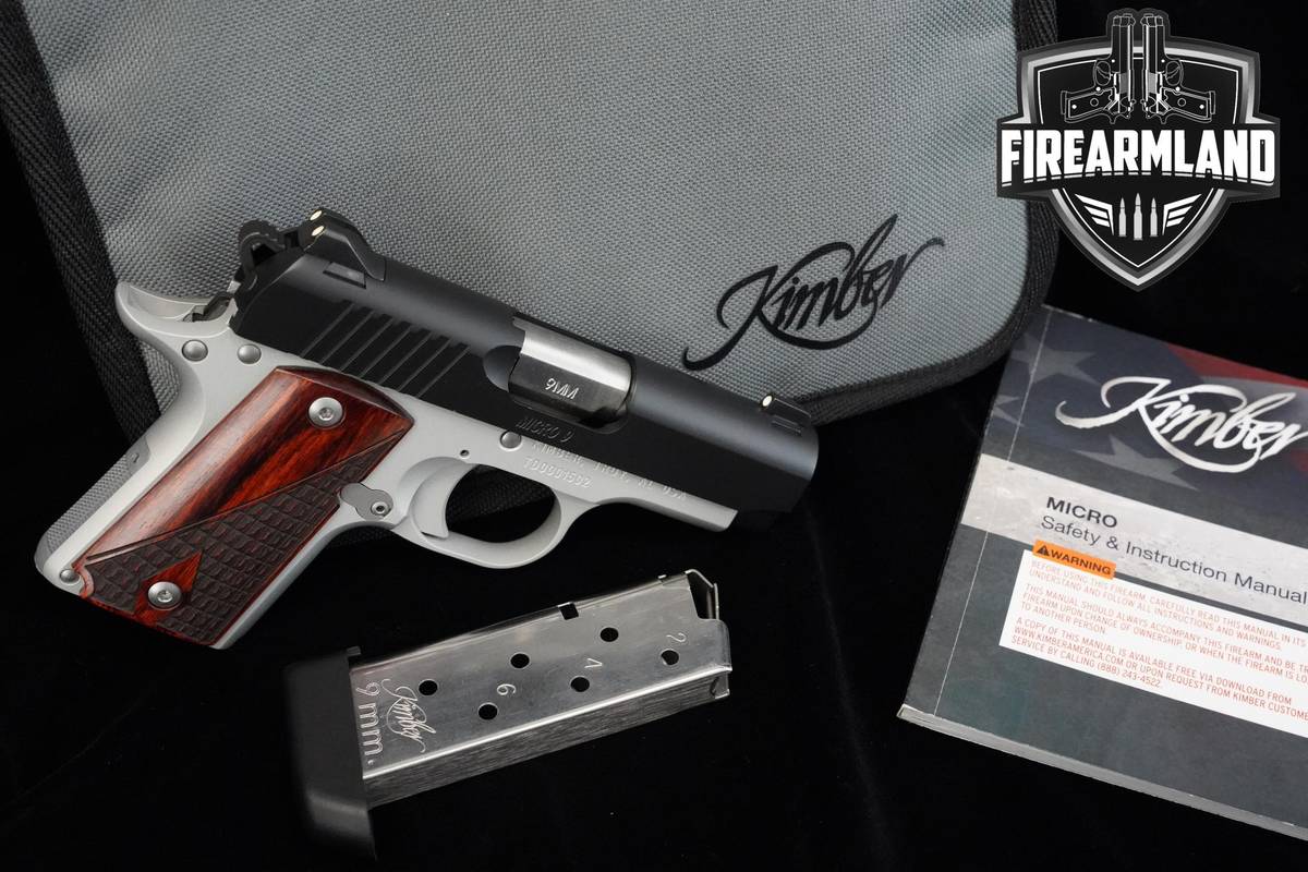 Kimber Micro 9 Two-Tone 1911 9mm 3.15" Kimber-Micro 1911 ORIG BOX