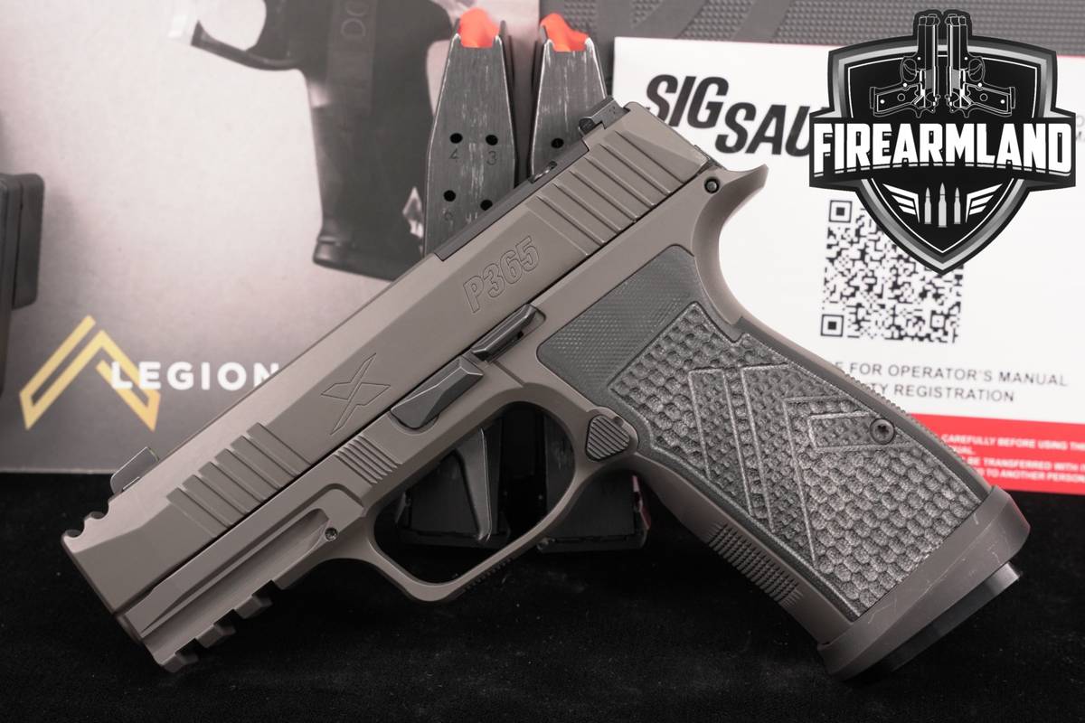 Sig Sauer P365 AXG Legion Optics-Ready 9mm COMP P 365 +3 MAGS & ORIG CASE