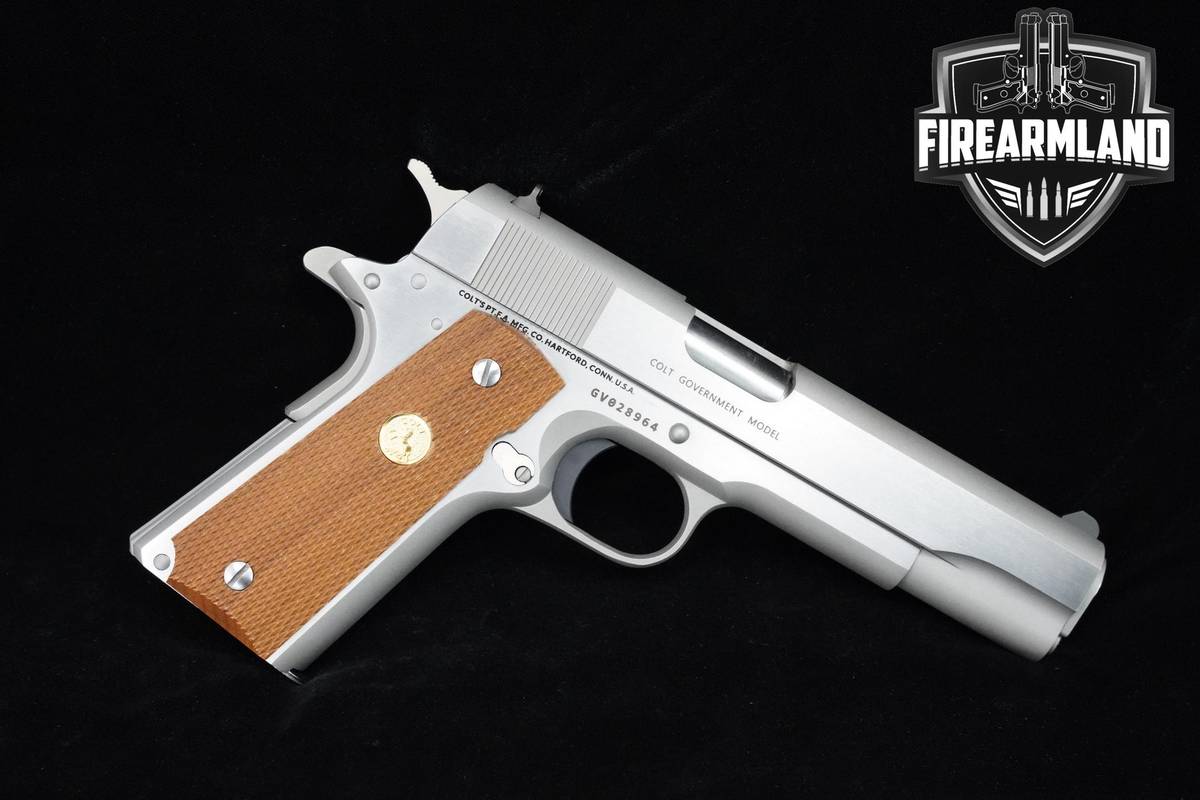 Colt Government Model Series 70 Stainless 45 ACP 1911 Colt +ORIG CASE