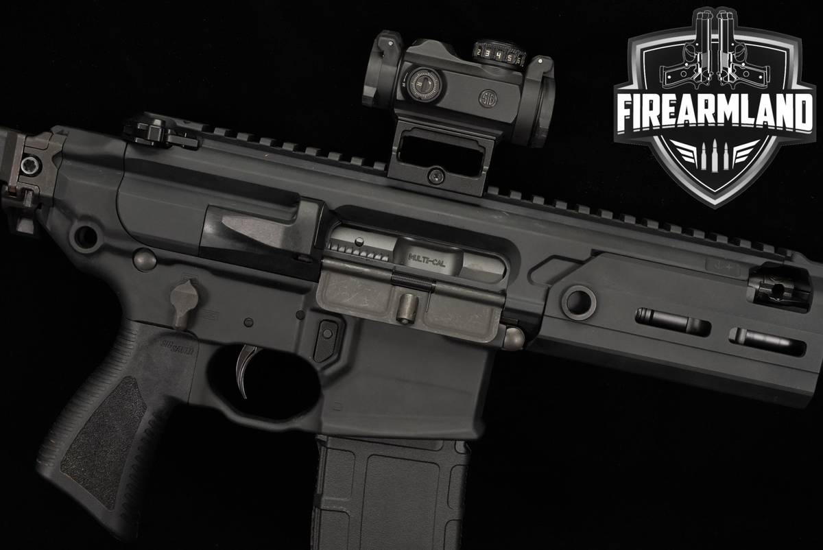 Sig Sauer MCX Rattler PSB 300 Blackout 5.5" PDW +ORIG CASE, ROMEO OPTICS
