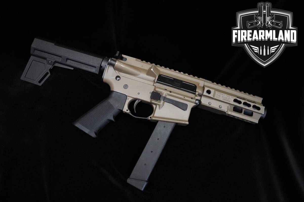 Brigade Manufacturing BM-F-9 9mm AR-9 AR 5.5" FDE BM-F-9 +2 MAGS
