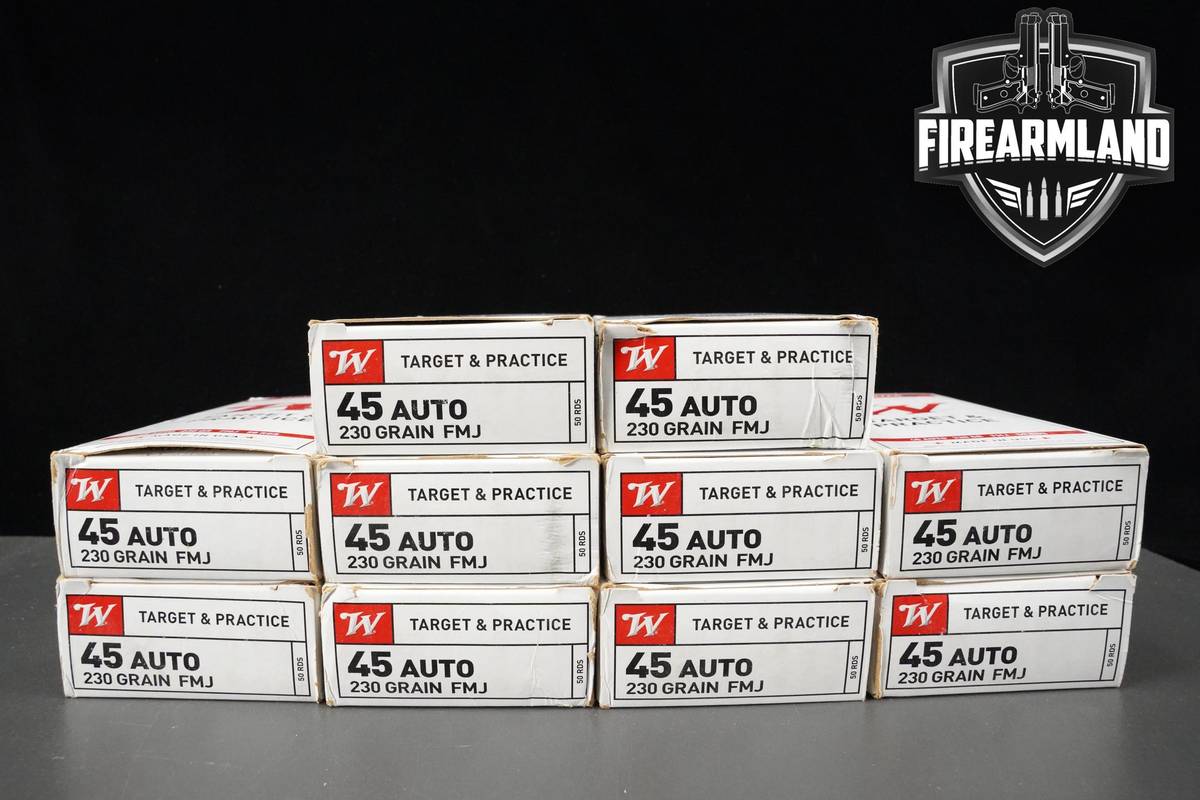 45 ACP Ammo 45-ACP Ammunition 500 ROUNDS