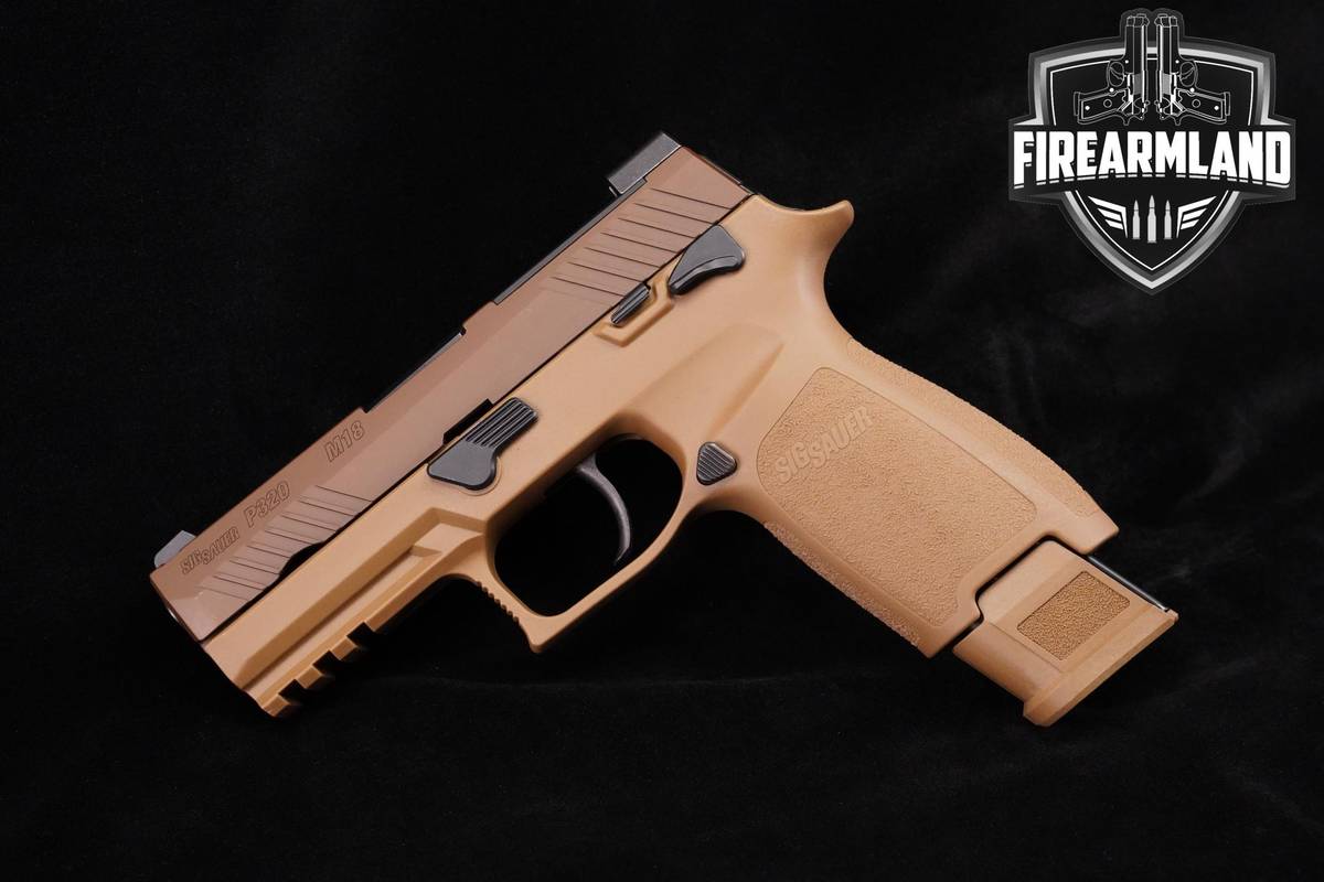 Sig Sauer P320 M18 9mm 3.9" Coyote Tan Optics Ready+4 MAGS