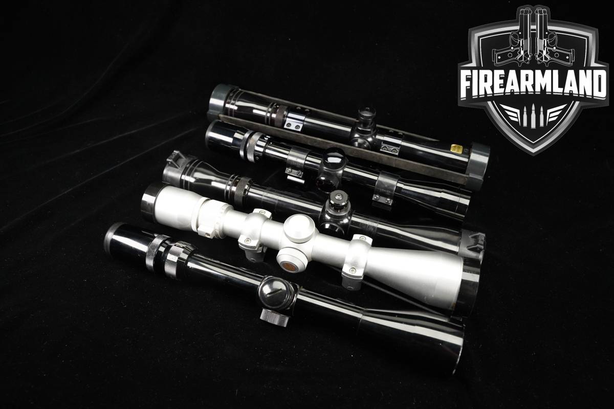 Five 5 Pack Scope Lot Riflescope Bushnell Redfield Nikon Scopes