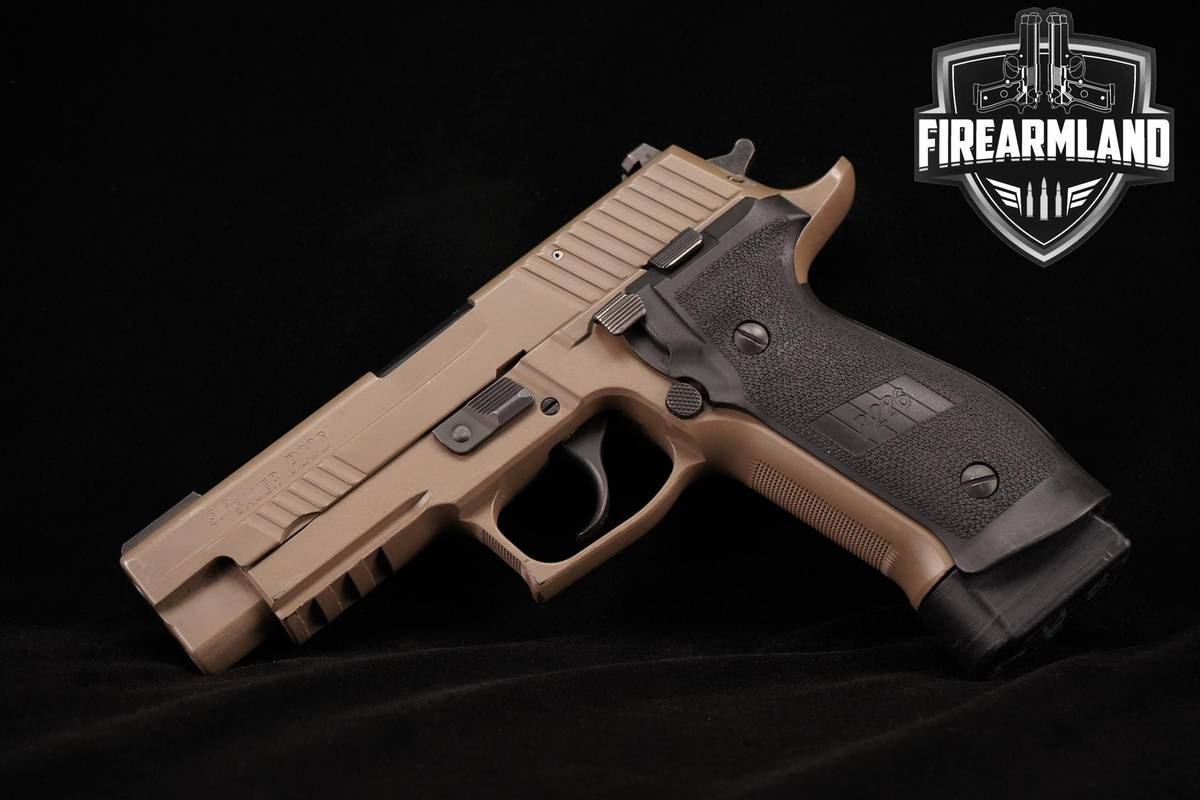 Sig Sauer P226 Combat 9mm 4.4" FDE P 226 +2 MAGS