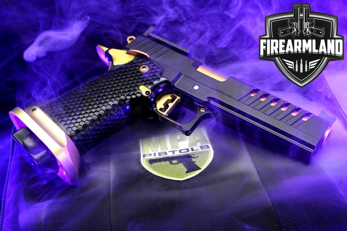 MasterPiece Arms DS9 Hybrid 9mm Black/Gold Two-Tone 1911 2011 MPA DS-9