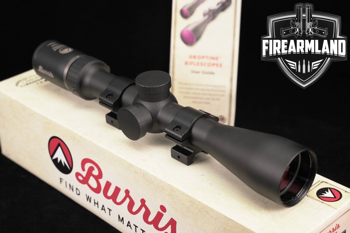 Burris Droptine Rimfire 3-9x40 Ballistic Plex SFP MOA Scope +ORIG BOX