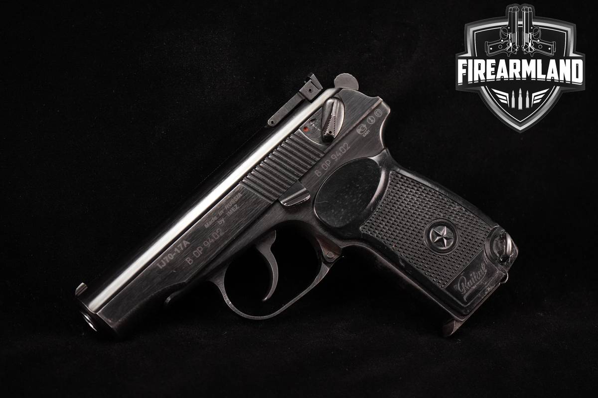 MAKAROV Imez-Baikal IJ70-17A 380-ACP 3.68" Blued Imez-Baikal IJ70 +2 MAGS