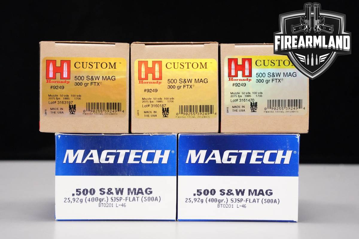 500 S&W Magnum Ammo 500 S&W Mag Ammunition 100 ROUNDS