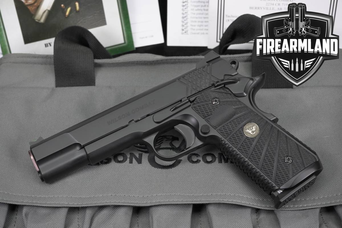 Wilson Combat WC X-TAC Elite Full-Size 9mm 1911 5" Tactical +ORIG CASE