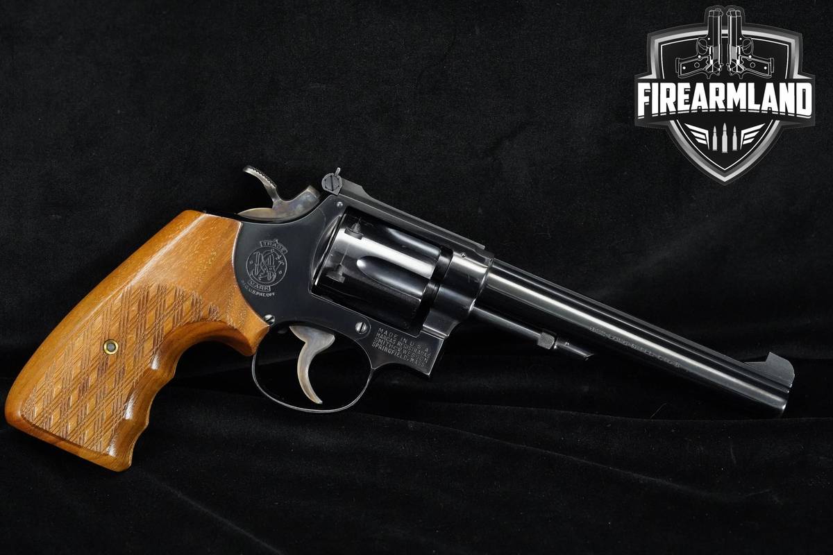 VINTAGE 1957 Smith & Wesson (S&W) K-22 Masterpiece Pre-Model 17 22LR Blued