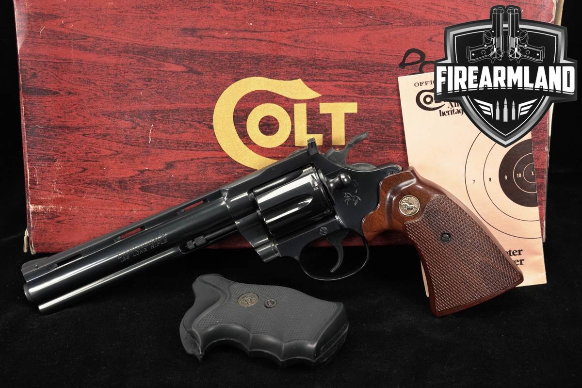 DESIRED! 1979 Colt Diamondback 22LR 6" Blued +ORIG BOX