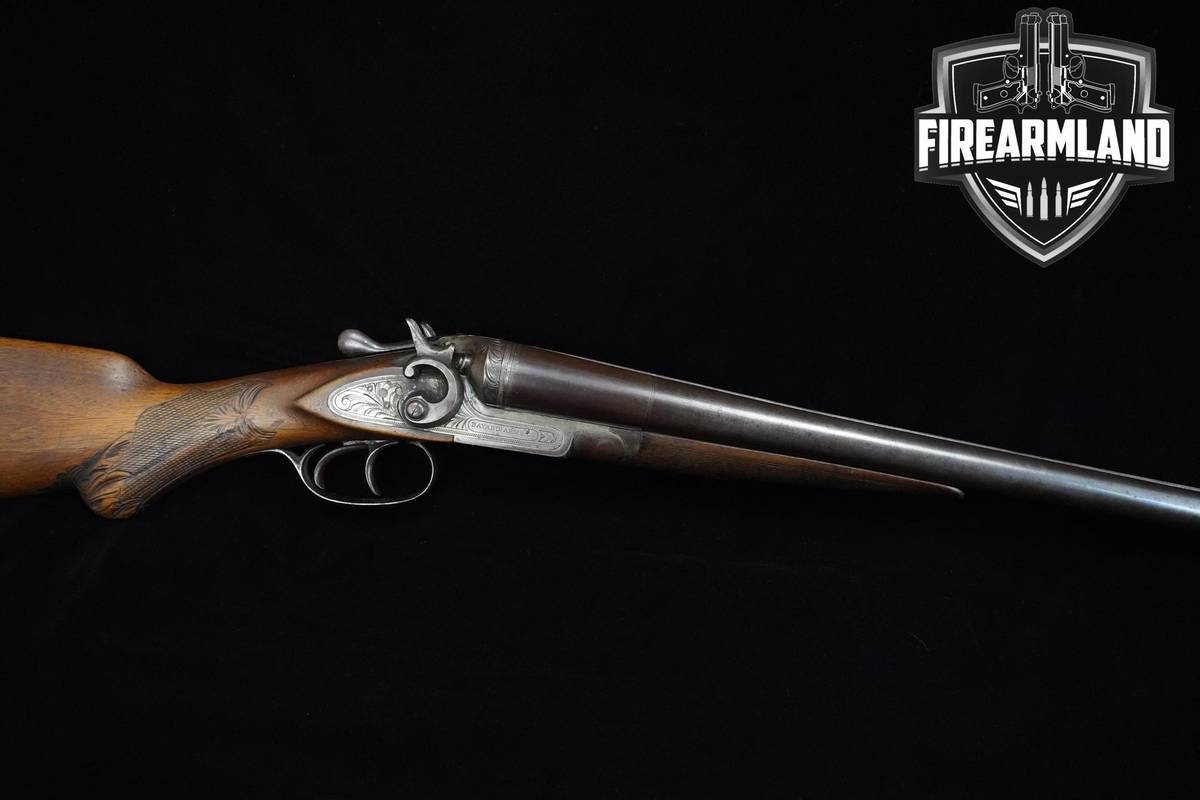 Bayard Arms-Pieper Damascus Side by Side Hammer Gun 12-Gauge 30" Bayard SxS