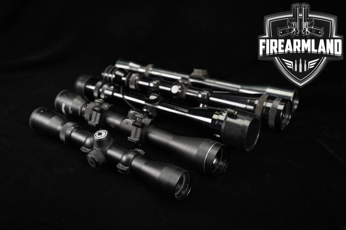 Five Scope Lot Hunting 5 Pack Redfield Tasco Barska Weaver Bushnell Scopes
