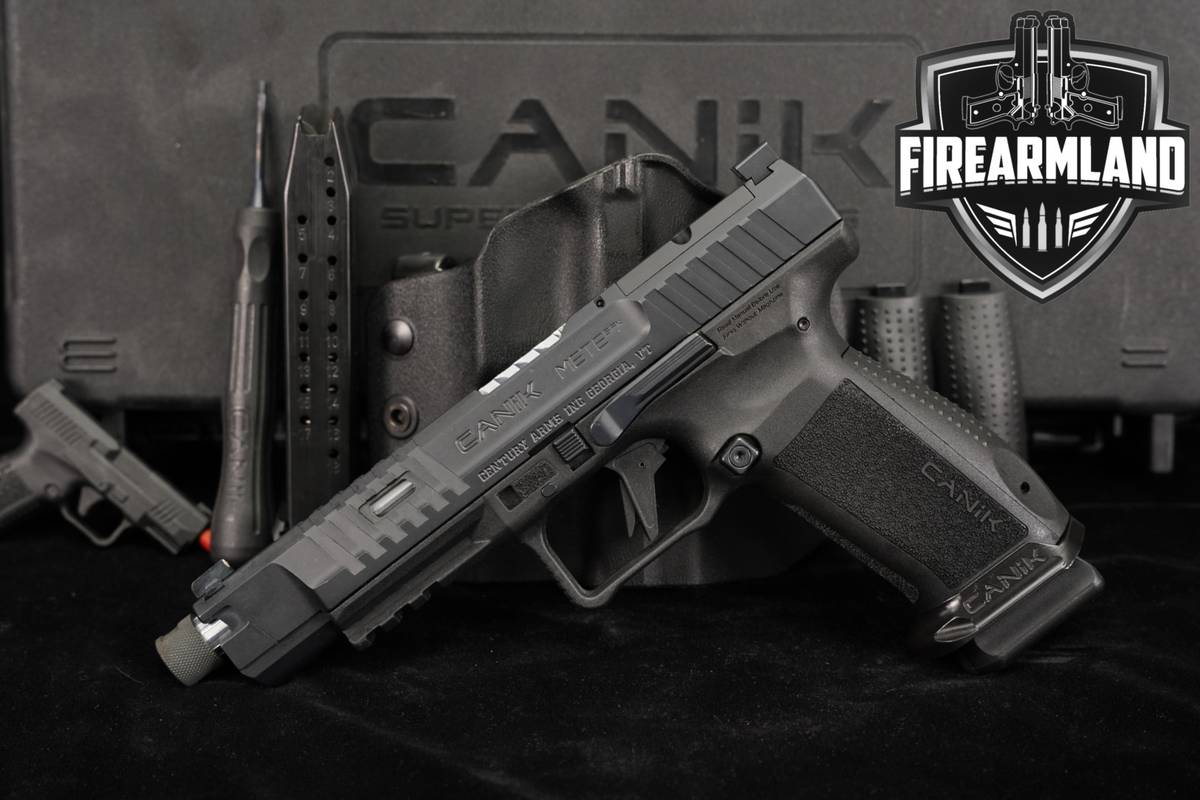 Canik METE SFx Pro 9mm SPIRAL-FLUTED THREADED +2 MAGS, ORIG CASE & HOLSTER