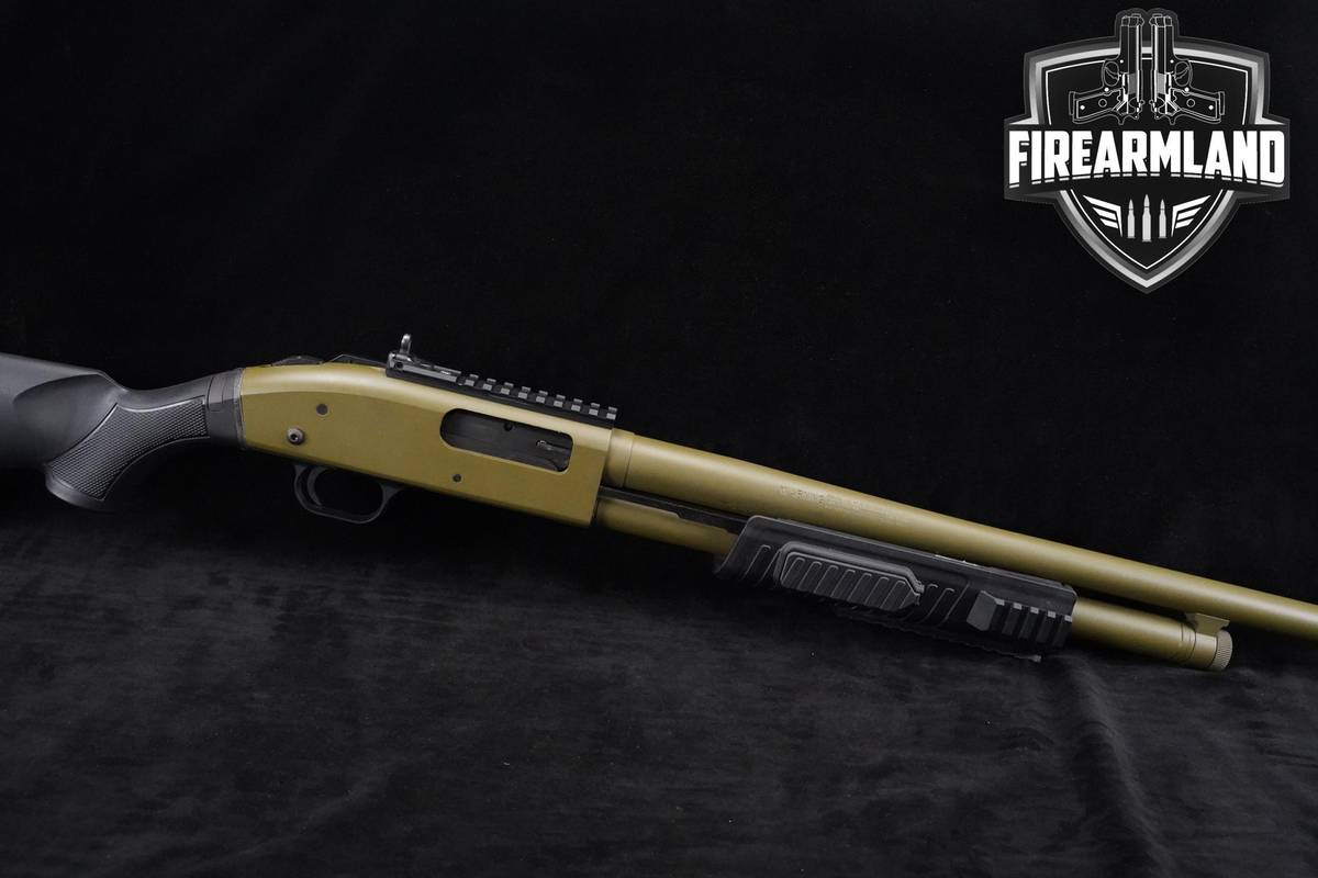 Mossberg Model 500 Tactical 12-Gauge 21" Custom OD Green