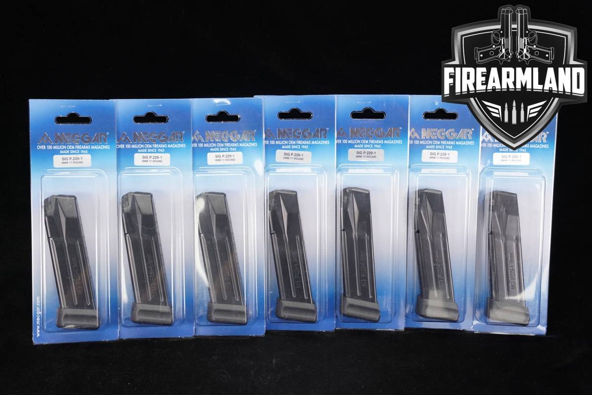 Mec-Gar SEVEN (7) Sig Sauer P229-1 17 Round Magazines 9mm Luger P 229 Mags