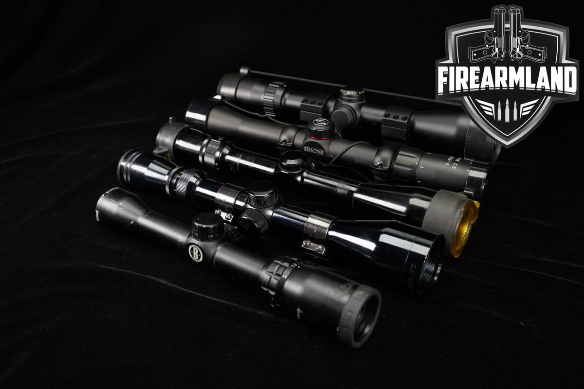 Five Scope Lot Hunting 5 Pack Tasco, Weaver, Bushnell, Simmons Riflescope