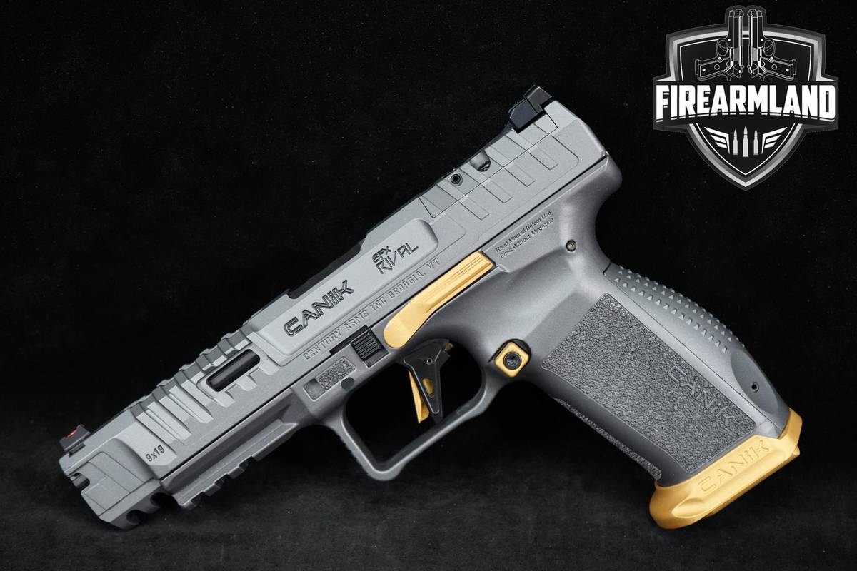OPTIC READY Canik SFx Rival Grey 9mm 5" +3 MAGS, ORIG CASE & HOLSTER