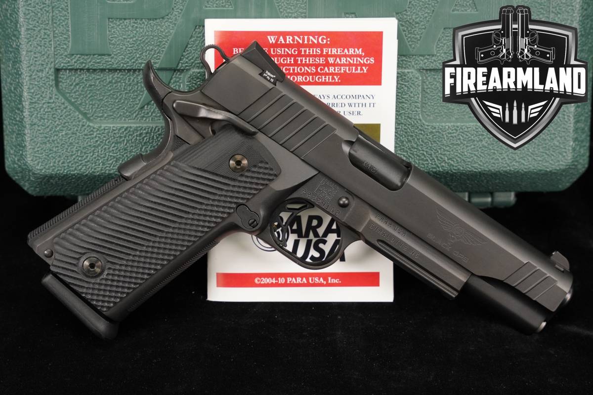 RARE Para Ordnance 14.45 Black Ops 45 ACP 1911 5" 14 +ORIG CASE