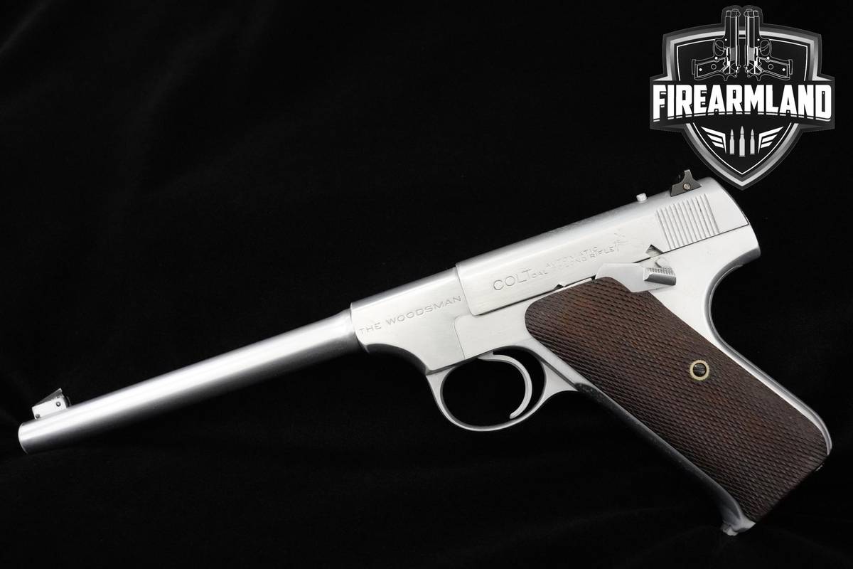 1931 Colt The Woodsman 22LR 6.5" Chrome Plated Colt