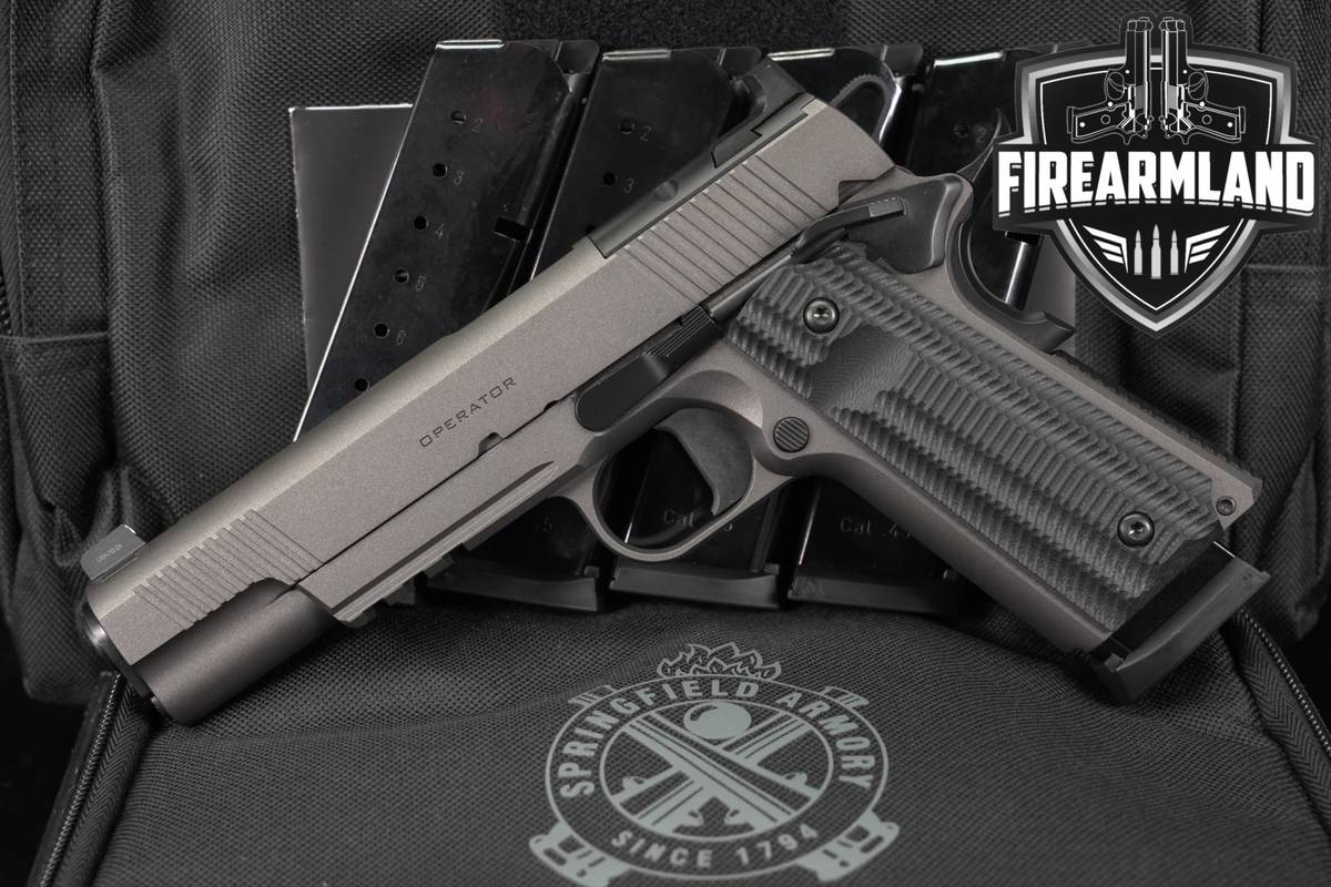 Springfield Armory 1911 Operator AOS 45 ACP Optics-Ready +5 MAGS & ORIG BOX