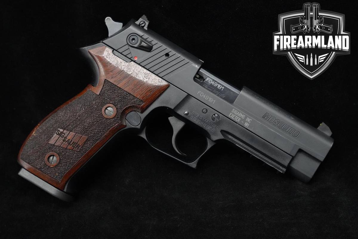 Sig Sauer Mosquito 22LR 4" Sig Sauer Mosquito HARDWOOD GRIPS