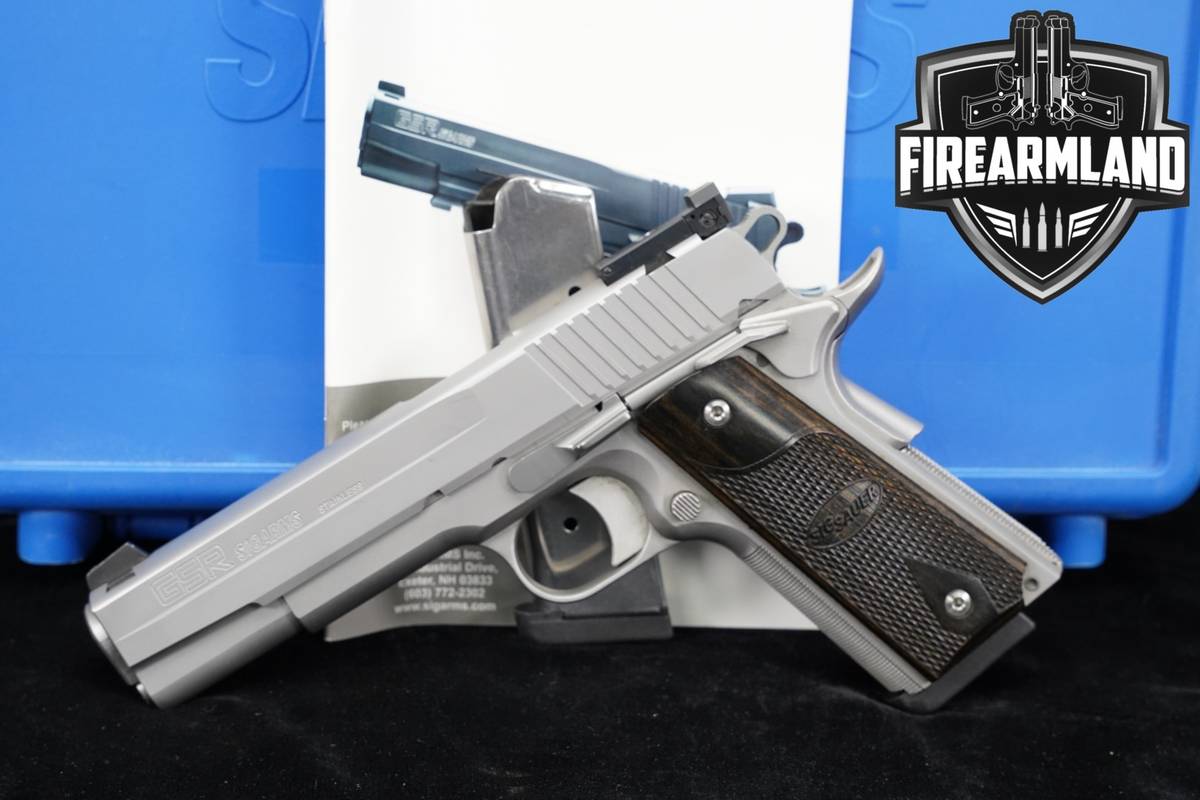 SIGARMS Sig Sauer 1911 GSR Revolution Target GS Prefix +2 MAGS, ORIG CASE