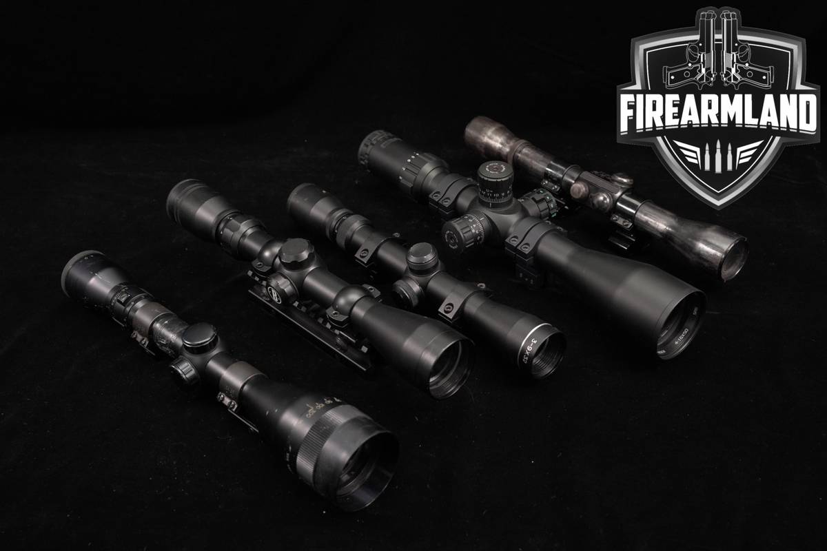 Five Scope Lot Hunting 5 Pack Weaver Alaskan Marlin Bushnell Hawke Scopes