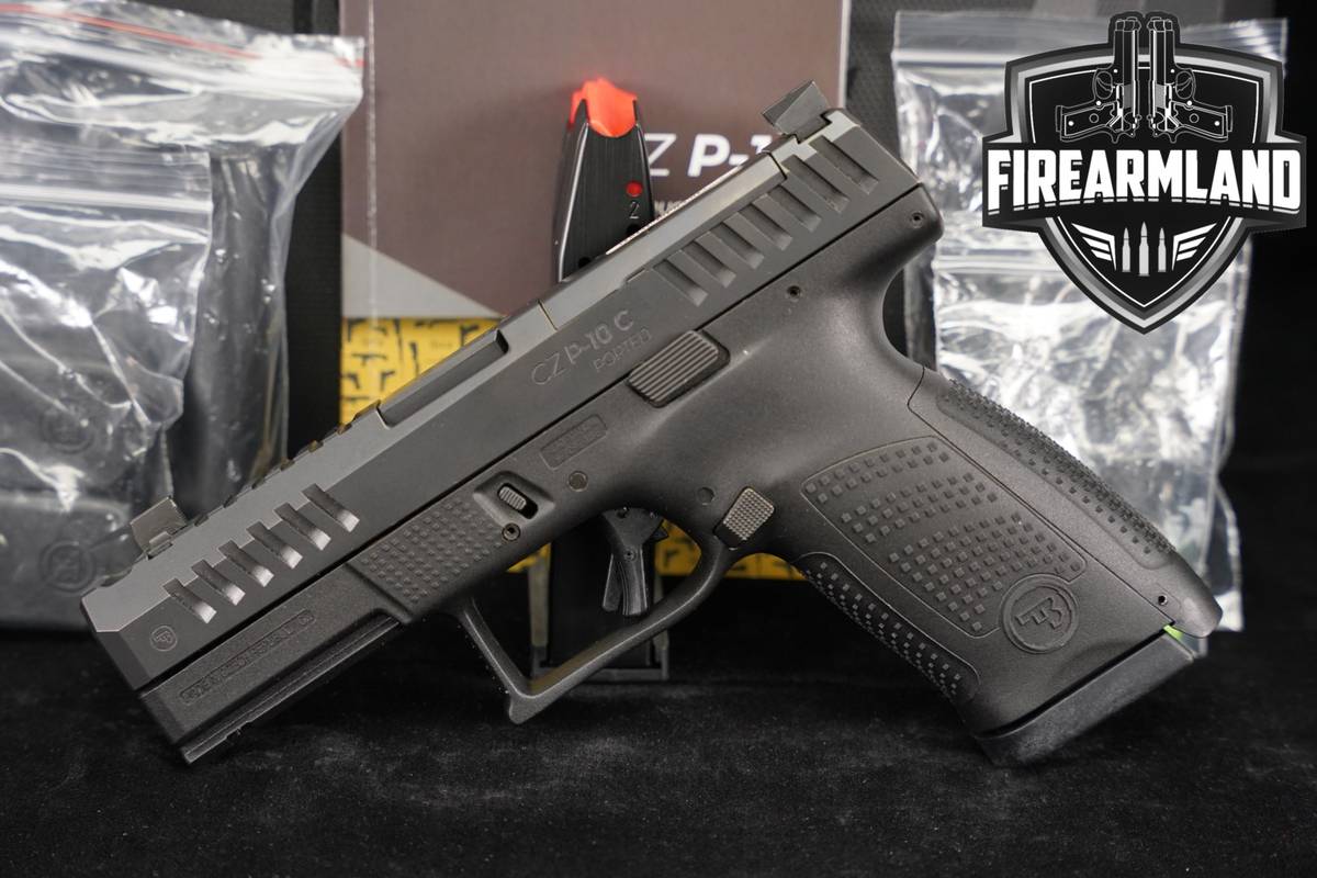 CZ P-10 C OR Ported 9mm Optics-Ready 4.02" P10 +2 MAGS & ORIG BOX