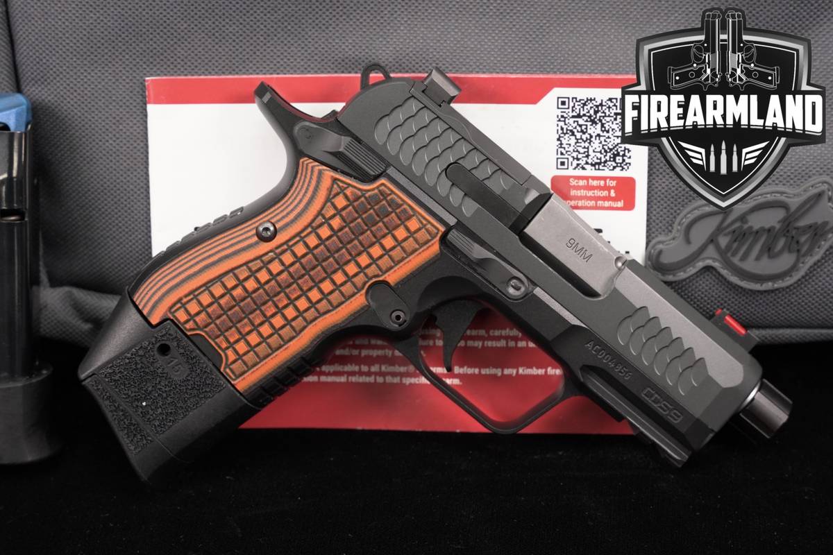 Kimber CDS9 OR Optics-Ready RL TFS THREADED 9mm CDS-9 +2 MAGS, ORIG CASE