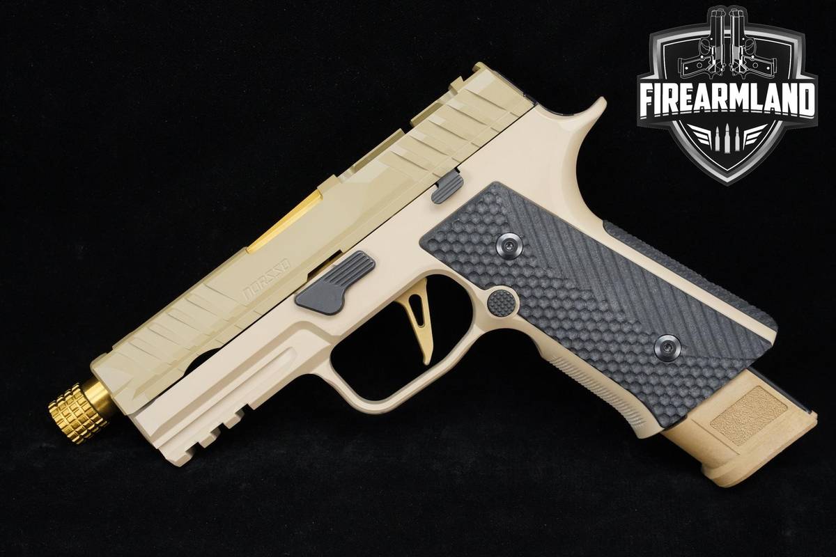 Sig Sauer P320 Mischief Machine Frame 9mm 4.7" P 320 +4 MAGS & ORIG BOX