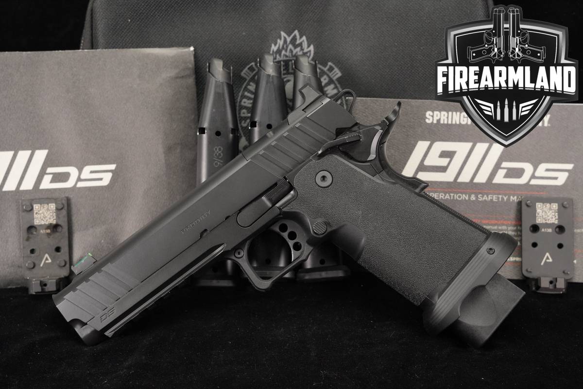 Springfield Armory 1911 DS Prodigy Comp AOS 9mm +4 MAGS, ORIG CASE