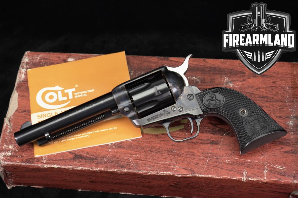 1979 Colt Single Action Army Third Generation 357-Magnum 5.5" SAA +ORIG BOX