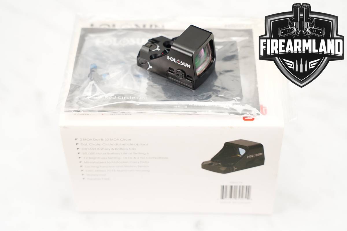 Holosun HS507K 2 MOA Dot & 32 Circle Red Sight HS-507K +ORIG BOX