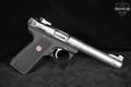 2005 Sturm Ruger 22/45 Mark III Target Model .22 LR Stainless & Black in Fair Condition Image 3