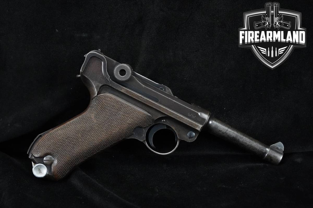 1938 WWII S/42 Mauser P.08 Luger 9mm Mauser 4" Blued P08-Luger Mauser