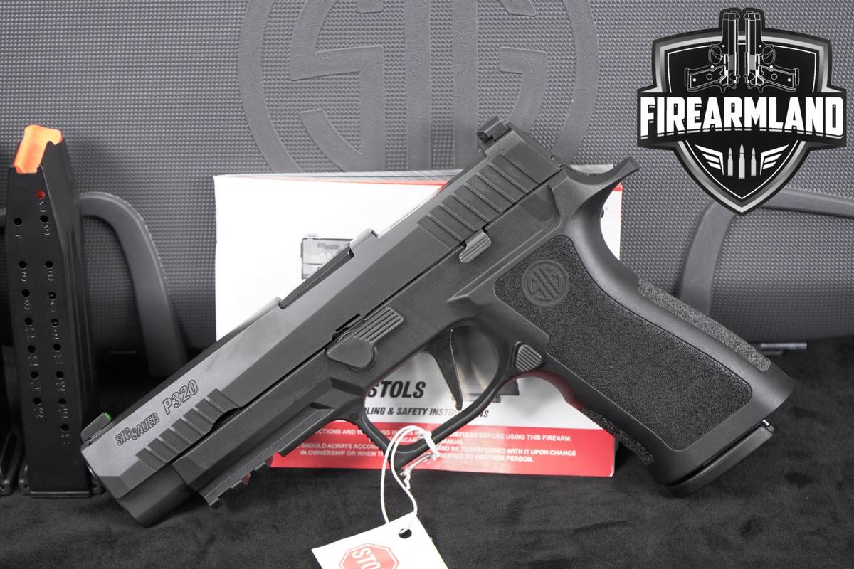 Sig Sauer P320 XFULL X-Series Optic-Ready 9mm 4.7 P 320 +3 MAGS, ORIG CASE